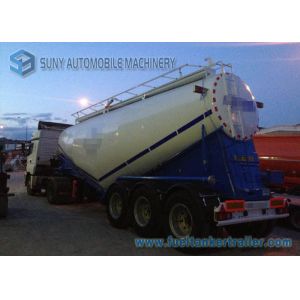 15 T 3 Axles Bulk Cement Tanker 54 Cbm Semi Tanker Trailers