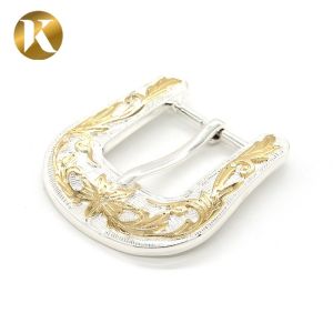 Wenzhou KML New Design Popular Classic Vintage Shiny Zinc Alloy 2 Color Pin Belt