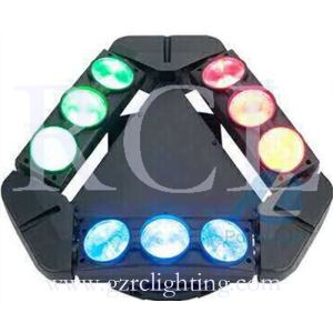 Cheap LED beam spider light 9*10W RGBW for KTV Disco effects lighting LED stage lighting for sale