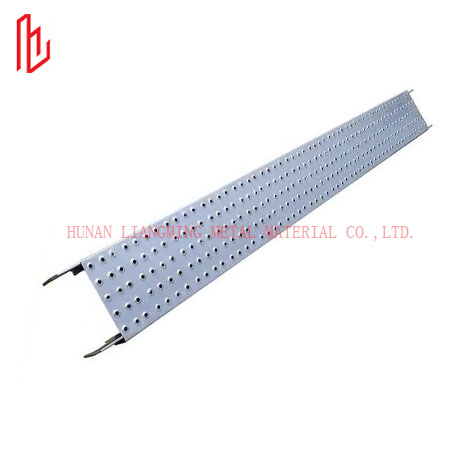 250*50mm Pre Galvanized Metal Plank Scaffolding Catwalk With Hook