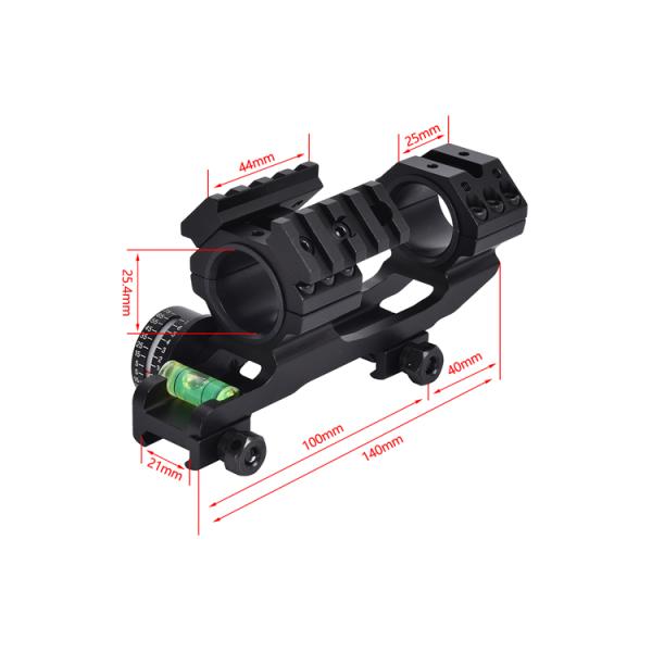 Matte Black Scope Mount Accessory Detachable Flat Up Carry Handle with Magnetic Mount