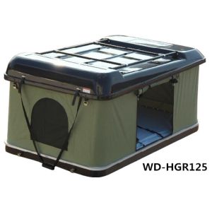 Square Hard Shell Roof Top Tent Easy Assembling / Dismantling 210x125x95cm