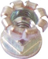 M6 M8 Yellow Zinc Or White Zinc Plated Square Neck Rivet Nut For Screw Bolt