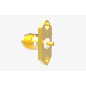China SMA Female Brass Aerospace Grade RF Coaxial Connector with Microstrip on sale