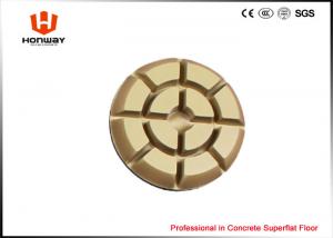 Cheap Round Concrete Floor Polishing Pads With Resin And Diamond Powder 10mm Thick for sale