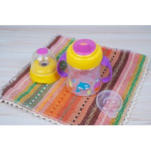 2 In 1 Nipple Suction BPA Free 6 Month 6 Ounce Baby Sippy Cup