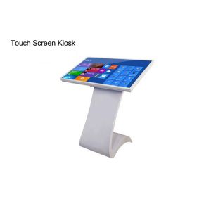 21.5 Inch Free Standing Touch Screen Kiosk 400 Cd/M² Brightness With Metal