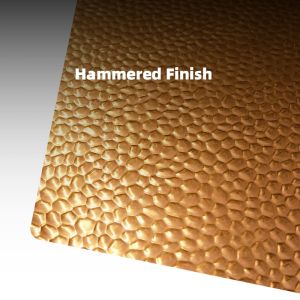 Custom Designs DIY Textured Hammered Metal Sheet Handcrafted Hammered Stainless