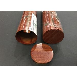 China Extruded Aluminum Timber Round Tube Suspending Metal Ceiling Panel Linear on sale