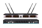UHF 4 Channels Wireless Microphone System 80Hz -16KHz With Long Pick Up Range