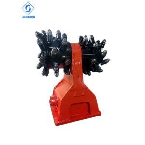 HDC50 Hydraulic Rotary Drum Cutter Low Noise For Excavator