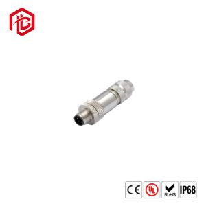 M12 4 Pin Female Field Wireable Plastic Assembly Cable Plug Waterproof Ip67