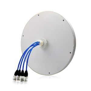 2G 3G 4G Lte 4 Port Omni Directional Ceiling Antenna MIMO Wideband 698 - 2700MHz