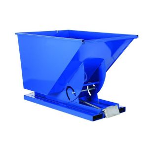 Heavy Duty Durable Waste Tipping Skips Steel Metal Self Dump Hopper Garbage