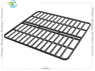 Morden Metal King Size Slatted Bed Frame , Strong Foundation Bed Frame
