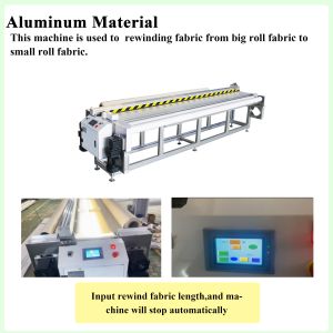 Roller Fabric Blind Rewinding and Collecting Machine With Cutting Function