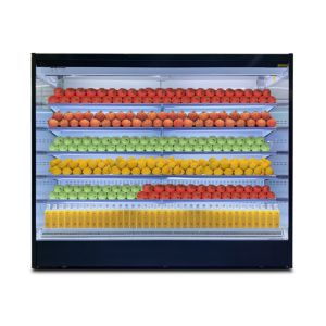 Low Power Consumption Multi Deck Open Cooler Commercial Refrigeration Equipment
