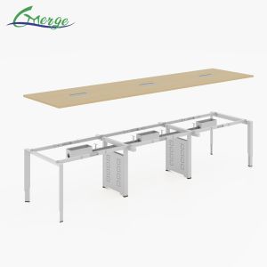 Sleek And Professional Office Conference Table High Capacity Scratch-resistant