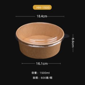 kraft ripple paper bowl with lid large disposable paper bowls paper ice cream
