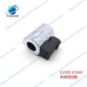E330D E336D Battery Valve Coil With Wire 12V 24V