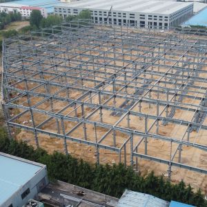 Custom Prefab Steel Warehouse with H-Section Beams CE Certified