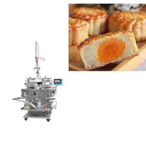 Egg Mooncake Encrusting Machine 4Kw Forming And Encrusting Machine