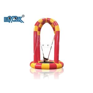Cheap 0.9MM PVC Amusement Game Machines Single Inflatable Trampoline for sale