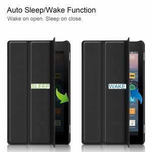 All-New Kindle Fire 7 Case Leather Cover for Kindle Fire 7(9th Generation,2019)