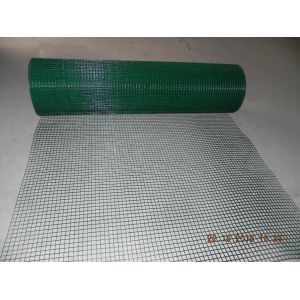 Green PVC Plastic Coated Welded Wire Mesh Panels Rolls For Making Crab Trap