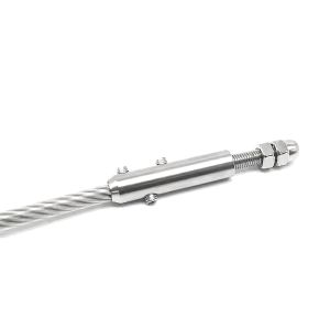 Customizable Polished Finish Stainless Steel Cable Railing Tensioner for Widely