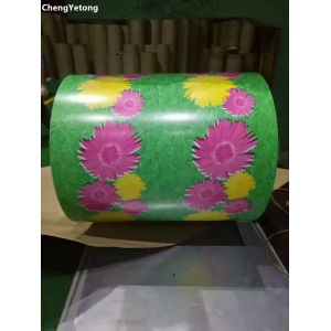 Customized Pattern Printing Roofing Steel Coil , House Decoration Galvalume