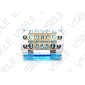 Din Rail Electrical Terminal Block Modular Screw Connection Power Distribution