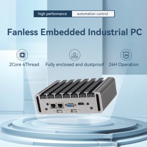 Intel Celeron J6412 And Core i5-6200U Mini PC Fanless Industrial Support OEM And