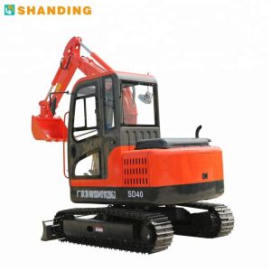 China SD40B Mini Hydraulic Crawler Excavator / Quick SHANDING Micro Excavator on sale