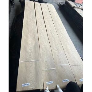 China Natural 0.4mm American White Oak Veneer 10mm Width Apply To Plywood on sale