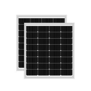 100W PERC A Grade Mono Solar Panel With PERC HJT Solar Cell