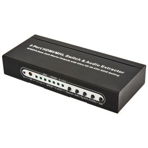 2 x 1 3D ARC Audio EDID HDMI 4K Switcher