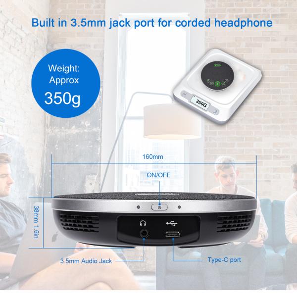 Quality Omnidirectional 5m Pick Up Usb Conference Speaker Acoustic Gain Control wholesale