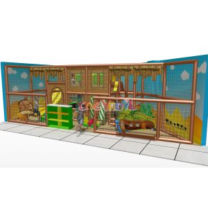Forest Themed Indoor Playground Safe Nature Play Equipment For Kids' Physical