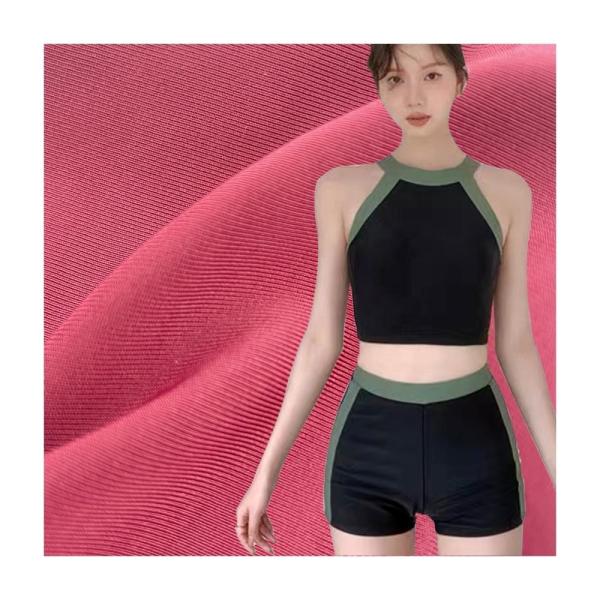 Yoga T Shirt Sports Tops Knitted Fabric With 4 Way Stretch In Polyester Spandex