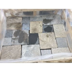 Cheap Granite/Quartzite Wall Cladding Natural Stone Wall Tiles Real Stone Retaining Wall L Corner Stone for sale