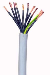 CE Cert. Harmonized ROHS PVC Round Control Cable H05VV-F / H03VV-F for