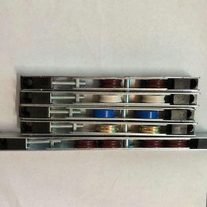 18mm or 20mm height DOUBLE adjustable roller 2 wheel grooved ms body in modern