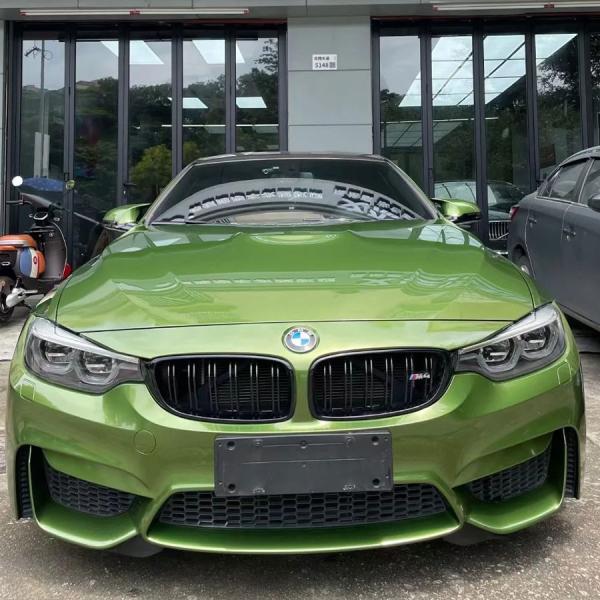 Bamboo Green Color Paint Protection Film Ceramic Coating Color Shift Wrap