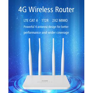 32 Wireless Users 4G LTE Indoor Router 2x2 MIMO WIFI With 4x5dBi Antennas