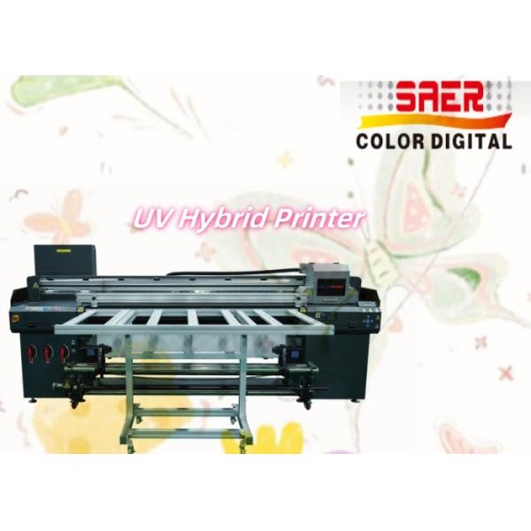Quality 1.8m Hybrid Roll To Roll And Flatbed UV Printer Factory Directly Large UVHybrid Printer wholesale