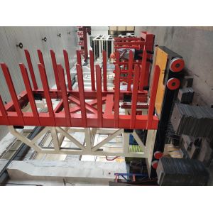 50KW Pallet Brick Loading And Unloading System Hoffman / Tunnel Kiln