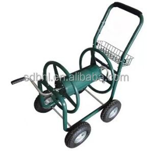 Effortlessly Water and Irrigate Your Garden with our Iron Garden Hose Reel Cart