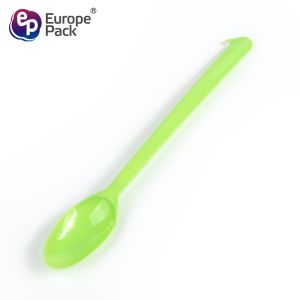 Take away disposable plastic long spoon for smoothie for party