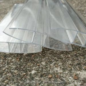 4mm 6mm 8mm 10mm Polycarbonate Sheet Connector H And U Profile